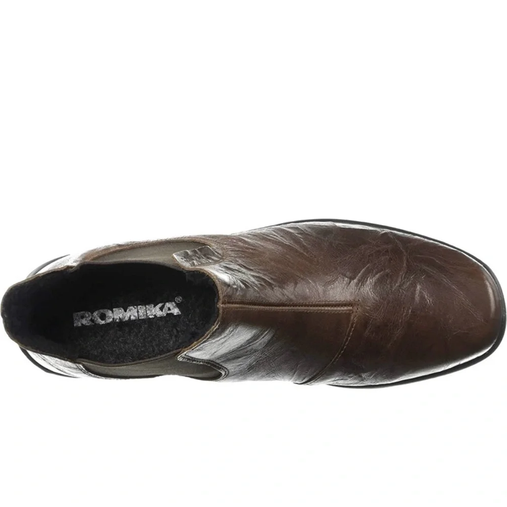 Brand new Romika distressed leather ankle boots